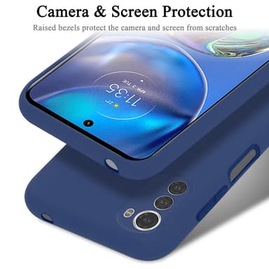 Motorola MOTO E32 4G / E32S silikondeksel case (blå)