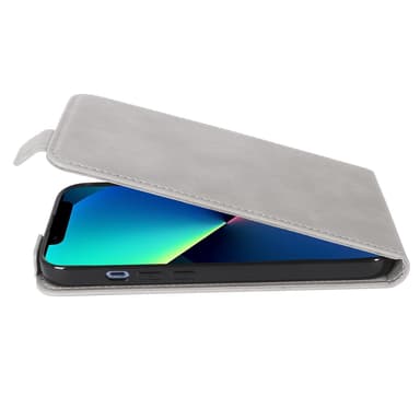 iPhone 13 PRO MAX Deksel Flip Case (grå)
