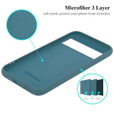 Google PIXEL 7 silikondeksel case (Grønn)