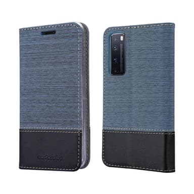 Huawei NOVA 7 PRO 5G lommebokdeksel etui (blå)