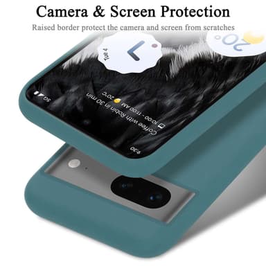 Google PIXEL 7 silikondeksel case (Grønn)