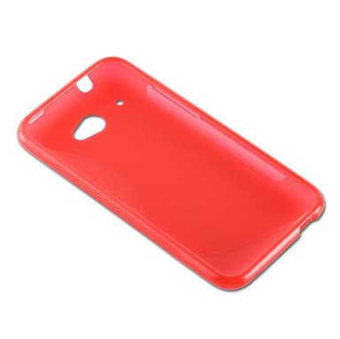 HTC Desire 601 silikondeksel case (rød)