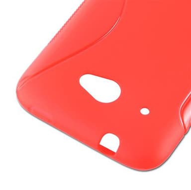 HTC Desire 601 silikondeksel case (rød)