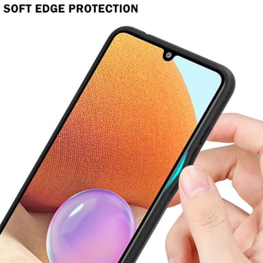 Deksel Samsung Galaxy A32 4G Case Cover (Svart)