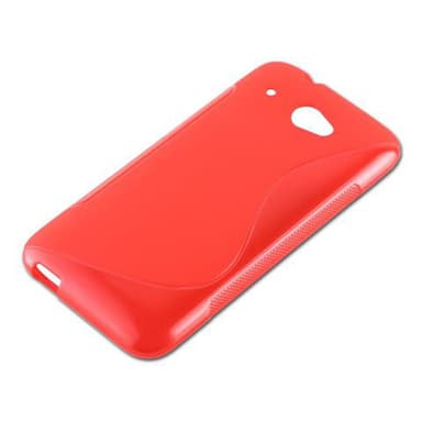 HTC Desire 601 silikondeksel case (rød)