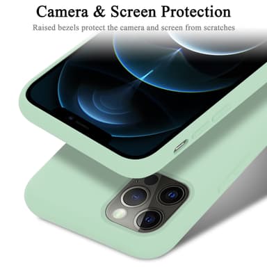 iPhone 13 silikondeksel case (grønn)