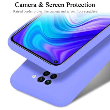 Xiaomi RedMi NOTE 9 silikondeksel case (Lilla)
