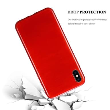 iPhone XS MAX silikondeksel cover (rød)