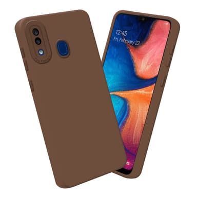 Samsung Galaxy A20 / A30 / M10s Deksel case (brun)