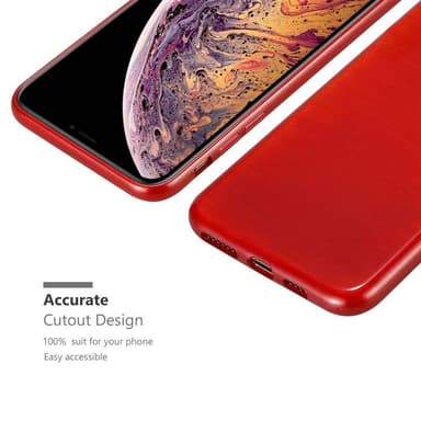 iPhone XS MAX silikondeksel cover (rød)