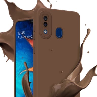 Samsung Galaxy A20 / A30 / M10s Deksel case (brun)