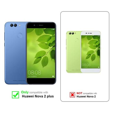 Huawei NOVA 2 PLUS Skjermbeskytter Skärmskydd (svart)