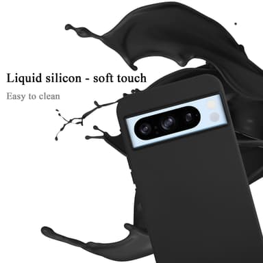 Google PIXEL 8 Pro silikondeksel case (Svart)