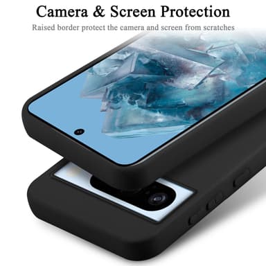 Google PIXEL 8 Pro silikondeksel case (Svart)