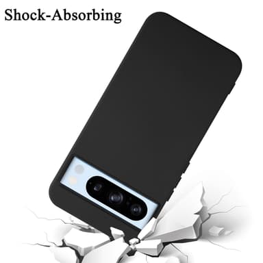 Google PIXEL 8 Pro silikondeksel case (Svart)