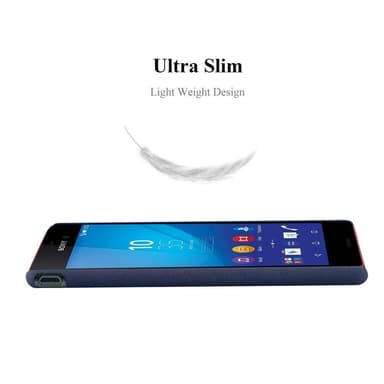 Sony Xperia M4 AQUA Hardt Deksel Cover (blå)