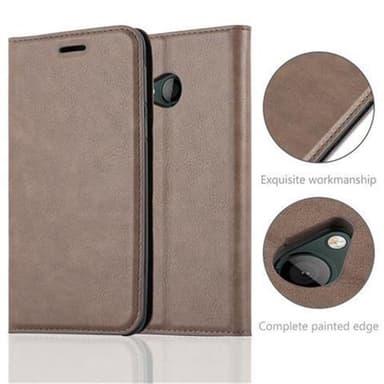 HTC U PLAY lommebokdeksel case (brun)