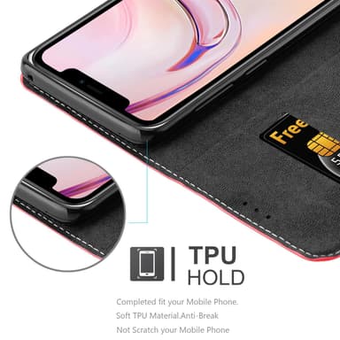 iPhone 13 Deksel Case Cover (rød)