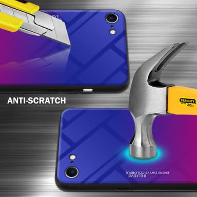 Deksel iPhone 7 / 7S / 8 / SE 2020 Case Cover (svart)