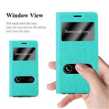 Huawei P10 lommebokdeksel cover (turkis)