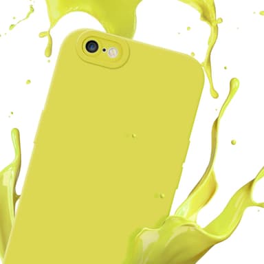 iPhone 6 / 6S Deksel case (gul)