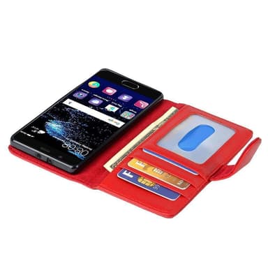 Huawei P10 PLUS lommebokdeksel case (rød)