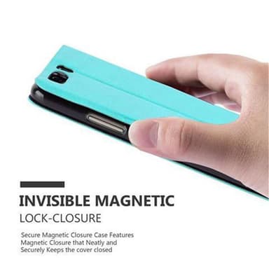 Huawei P10 lommebokdeksel cover (turkis)