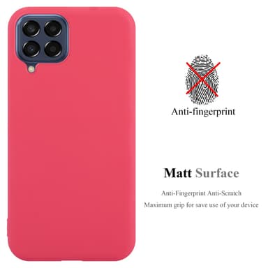 Deksel Samsung Galaxy M33 5G Silikon cover (rød)