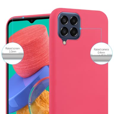 Deksel Samsung Galaxy M33 5G Silikon cover (rød)