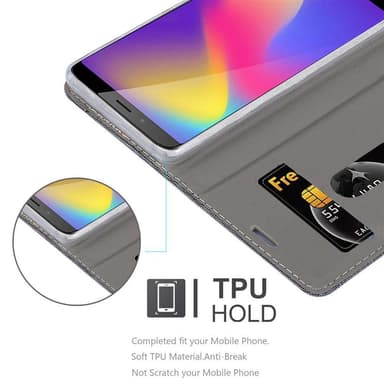 ZTE Nubia N3 lommebokdeksel etui (grå)