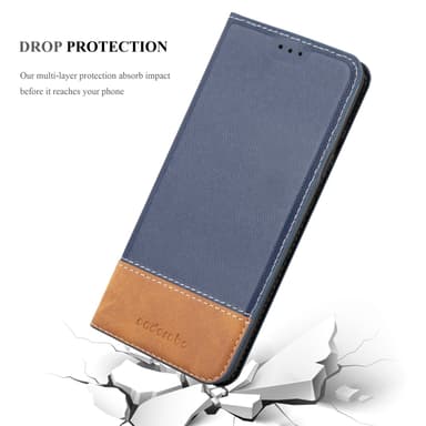 iPhone 14 PLUS Deksel Case Cover (blå)