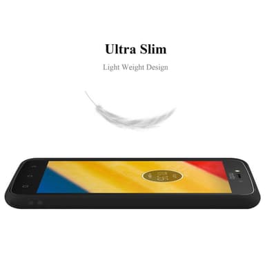 Deksel Motorola MOTO C PLUS Silikon cover (svart)