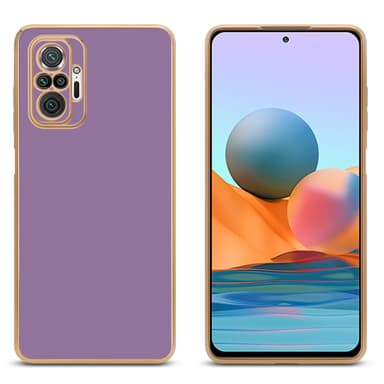 Xiaomi RedMi NOTE 10 PRO silikondeksel case (lilla)