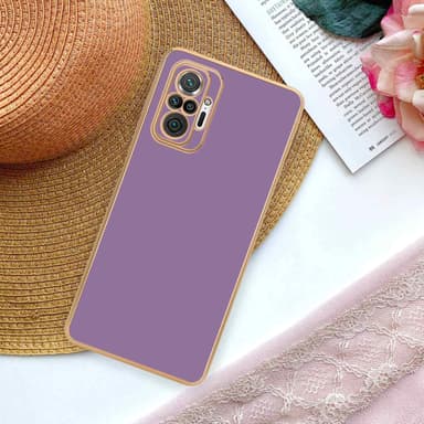 Xiaomi RedMi NOTE 10 PRO silikondeksel case (lilla)