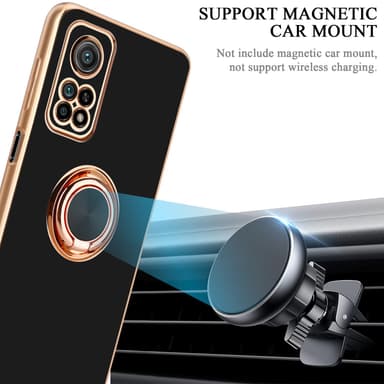 Xiaomi Mi 10T / Mi 10T PRO silikondeksel case (svart)