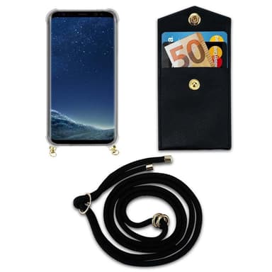Samsung Galaxy S8 PLUS Deksel med Halskjede (svart)