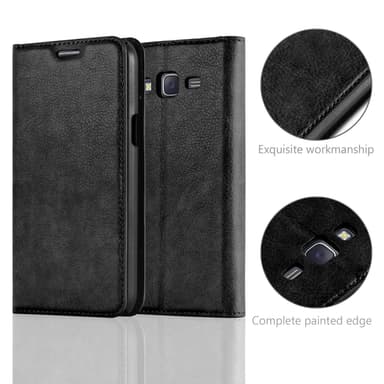 Samsung Galaxy J7 2015 lommebokdeksel case (svart)