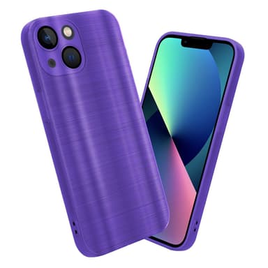 iPhone 13 Silikondeksel Beskyttelse (lilla)