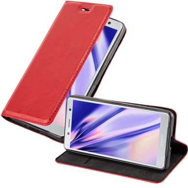 Sony Xperia XZ2 lommebokdeksel case (rød)