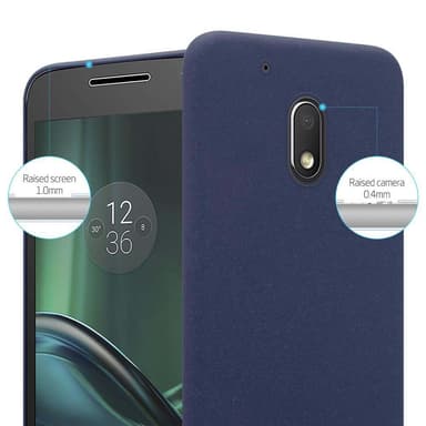 Motorola MOTO Z PLAY Hardt Deksel Cover (blå)