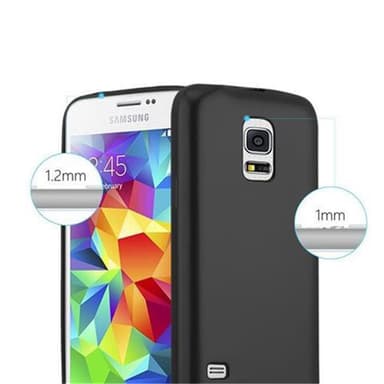 Deksel Samsung Galaxy S5 / S5 NEO Case Cover (svart)