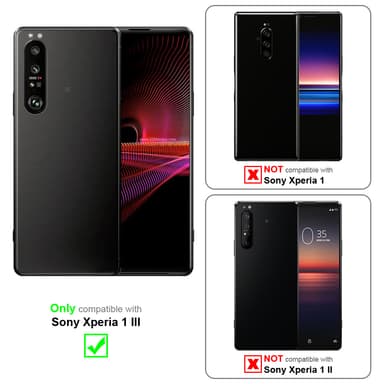 Sony Xperia 1 III lommebokdeksel case (brun)