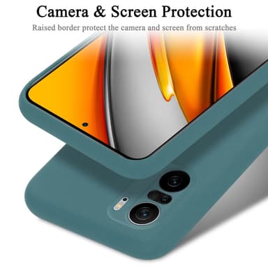 Xiaomi Mi 11i / POCO F3 silikondeksel case (grønn)