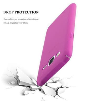 Samsung Galaxy J5 2015 Hardt Deksel Cover (rosa)