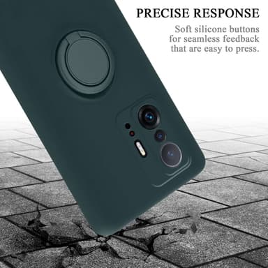 Deksel Xiaomi 11T / 11T PRO Ring Case (grønn)