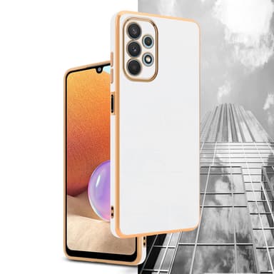 Samsung Galaxy A32 4G silikondeksel case (hvit)