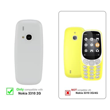 lommebokdeksel Nokia 3310 case (svart)