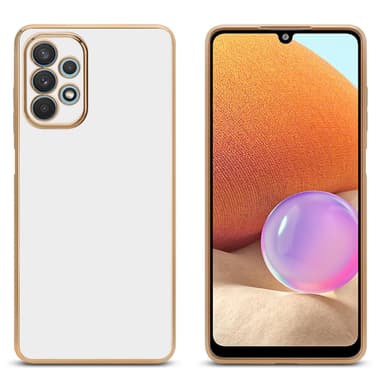 Samsung Galaxy A32 4G silikondeksel case (hvit)