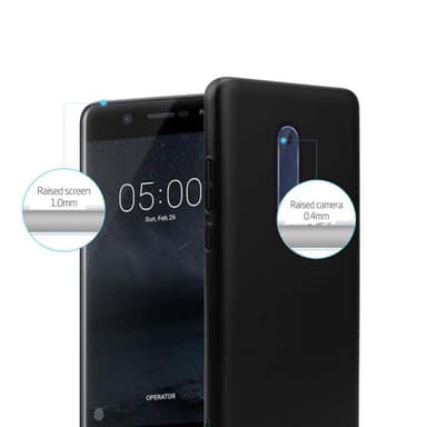 Deksel Nokia 5 2017 Case Cover (svart)