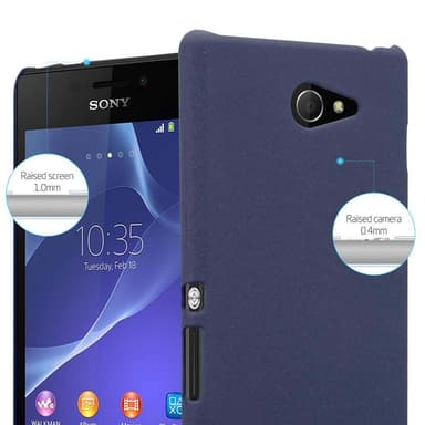 Sony Xperia M2 / M2 AQUA Hardt Deksel Cover (blå)